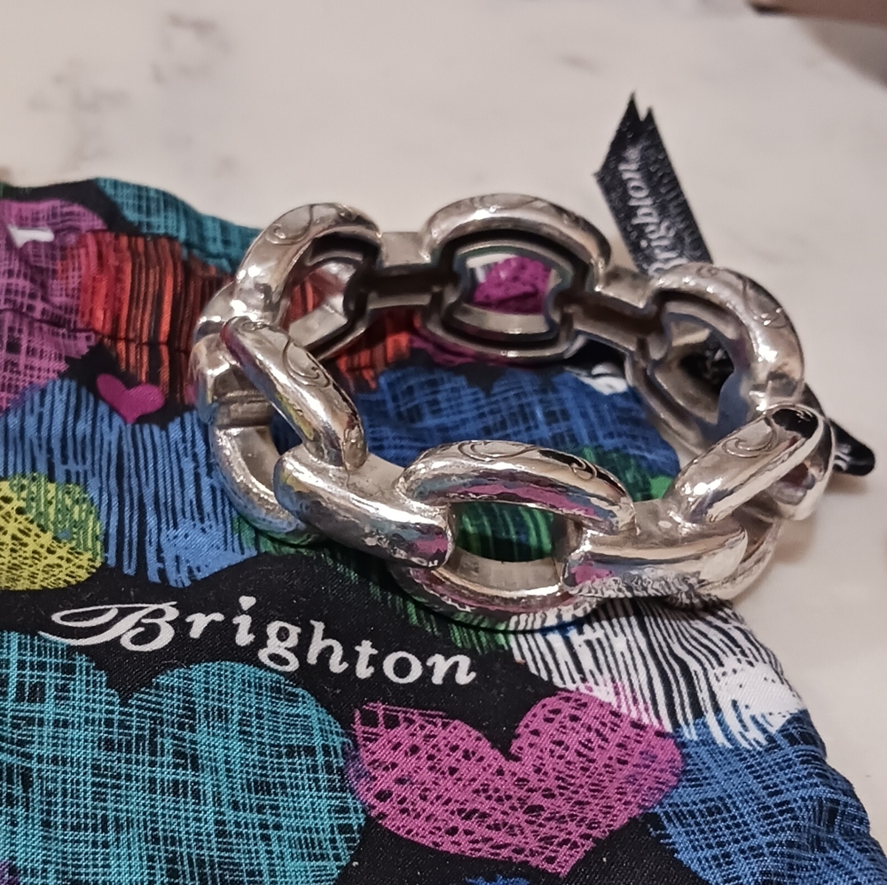 Brighton Interlock Link Bangle Bracelet - image 1
